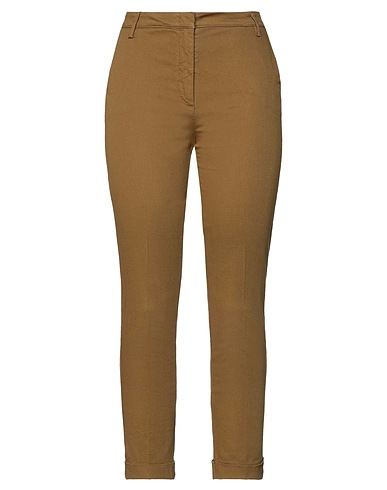 MANILA GRACE Pantalone Verde militare 97% Cotone, 3% Elastan