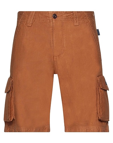 THREE STROKE Shorts & Bermuda Tan 100% Cotton
