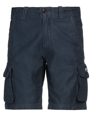 THREE STROKE Shorts & Bermuda Blu notte 100% Cotone
