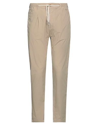 CRUNA Casual pants BEIGE 97% Cotton, 3% Elastane