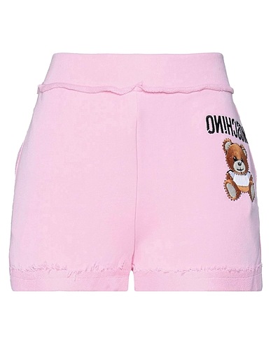 MOSCHINO Shorts & Bermuda Pink 100% Cotton