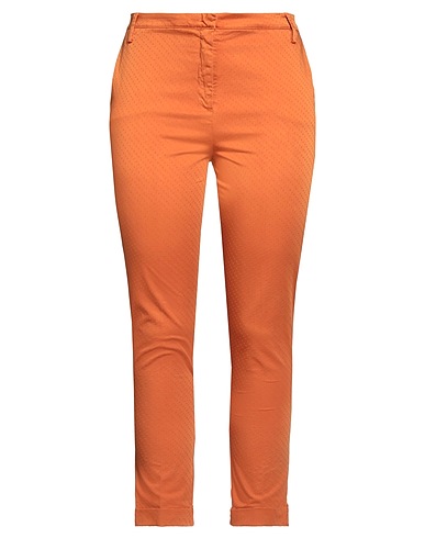 MANILA GRACE Casual pants Tan 97% Cotton, 3% Elastane
