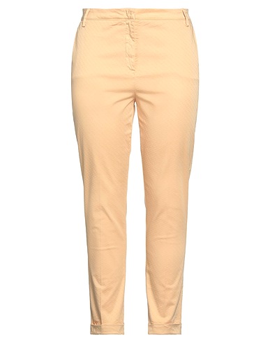 MANILA GRACE Pantalone Giallo ocra 97% Cotone, 3% Elastan