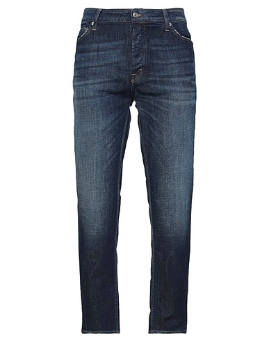 DEPARTMENT 5 Denim trousers Blue 99% Cotton, 1% Elastane