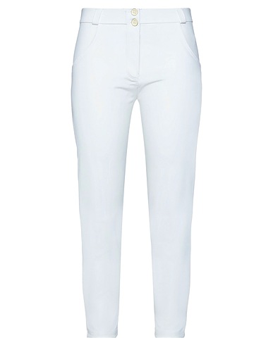 FREDDY Casual trouser White 90% Polyester, 10% Elastane