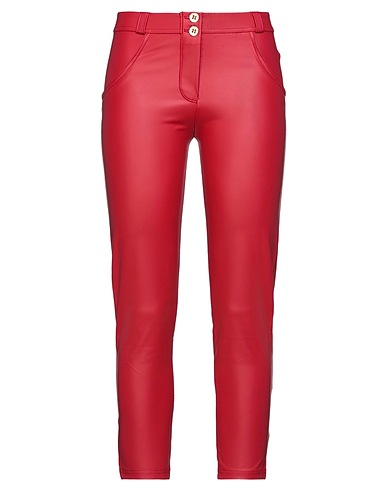 FREDDY Casual pants Red 90% Polyester, 10% Elastane