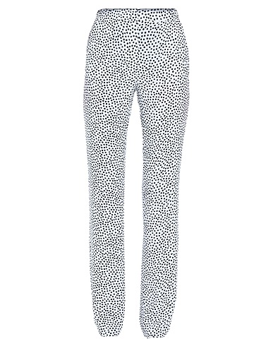 MANILA GRACE Casual trouser White 100% Viscose