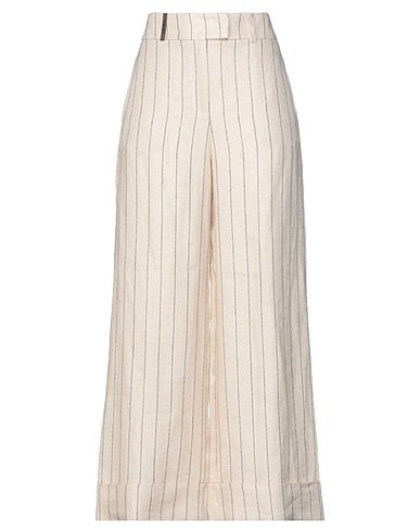 PESERICO Casual trouser Beige 100% Linen