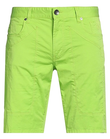 JECKERSON Shorts & Bermuda Green 98% Cotton, 2% Elastane