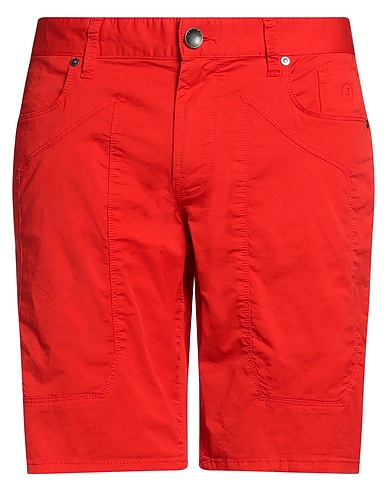 JECKERSON Σορτς + Βερμουδες Κόκκινο της ντομάτας 98% Βαμβάκι, 2% Ελαστάνη