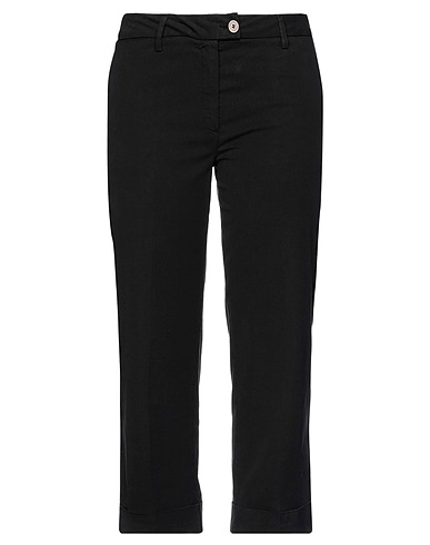 RE_HASH Casual trouser Black 64% Lyocell, 34% Cotton, 2% Elastane