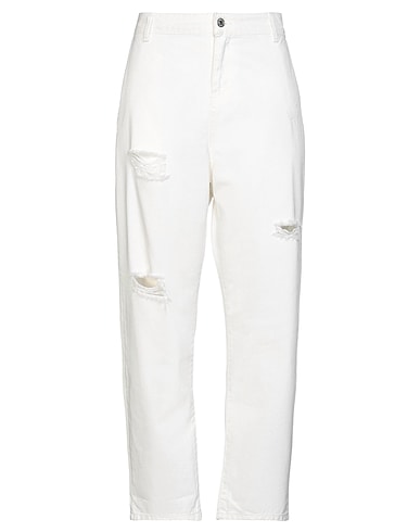 ANIYE BY Casual trouser White 100% Cotton