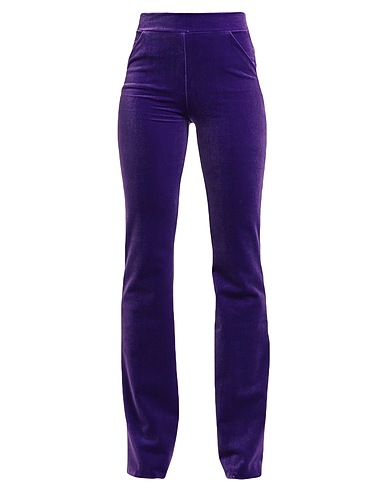CHIARA BONI LA PETITE ROBE Casual trouser Purple 45% Polyester, 35% Polyamide, 20% Elastane