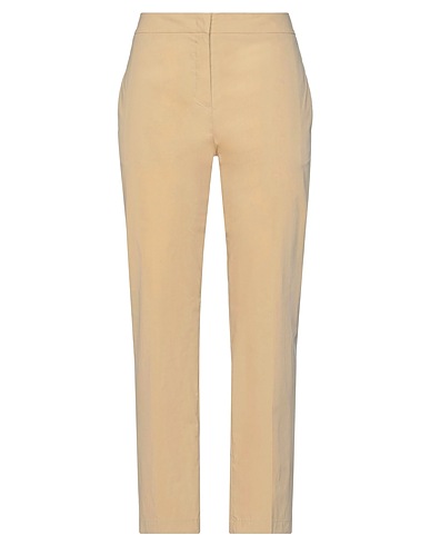 TWINSET Casual pants Sand 96% Cotton, 4% Elastane, Polyester