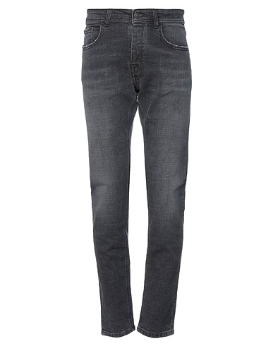 REIGN Denim pants Black 98% Cotton, 2% Elastane