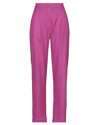 NIŪ Casual trouser Mauve 34% Polyester, 33% Viscose, 32% Wool, 1% Elastane