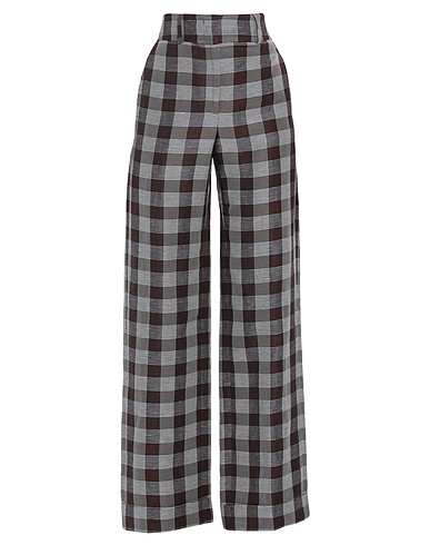 PESERICO Pantalone Marrone 59% Lino, 41% Viscosa