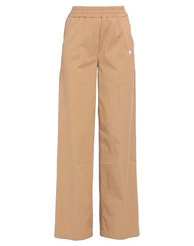 THE EDITOR Casual trouser Camel 97% Cotton, 3% Elastane