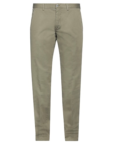 MASON'S Casual trouser Military green 97% Cotton, 3% Elastane