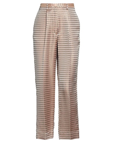 FORTE_FORTE Pantalone Rosa 91% Viscosa, 9% Poliestere
