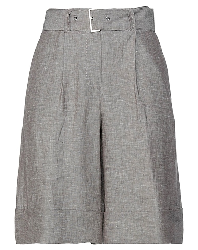 PESERICO Shorts & Bermuda Khaki 100% Linen