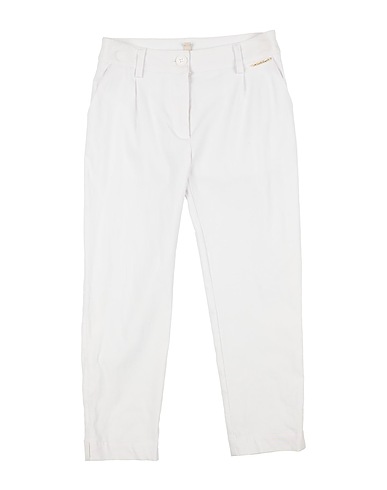 TWINSET Casual trouser White 60% Cotton, 32% Polyamide, 8% Elastane