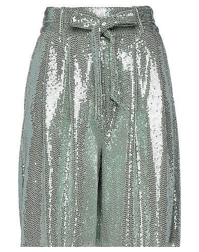 FORTE_FORTE Shorts & Bermuda Verde 91% Poliammide, 5% Elastan, 4% Fibra di metallo
