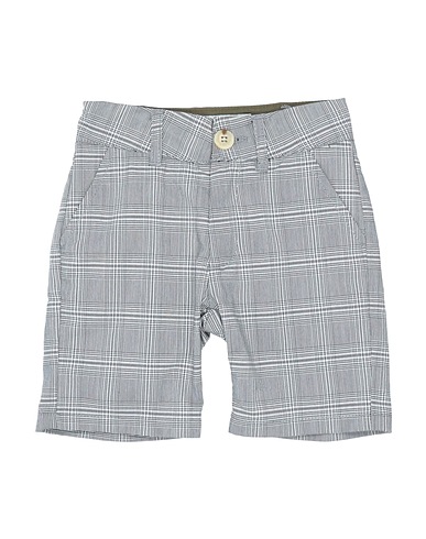 MANUEL RITZ Shorts & Bermuda Grey 80% Polyester, 18% Viscose, 2% Elastane