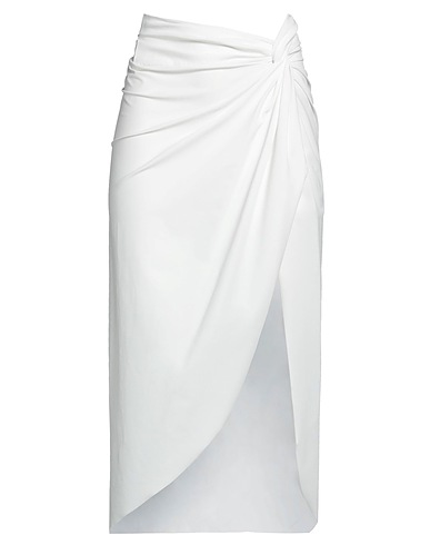 CHIARA BONI LA PETITE ROBE Midi skirt White 72% Polyamide, 28% Elastane