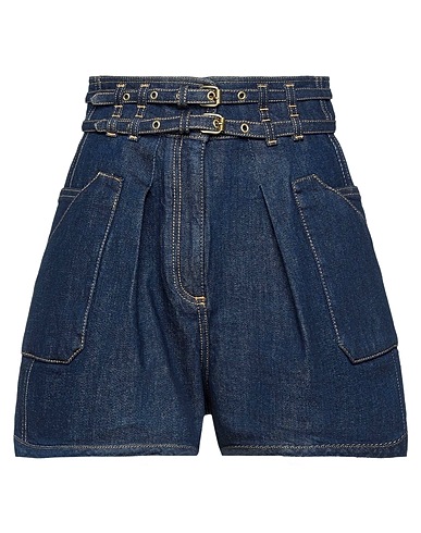 PHILOSOPHY di LORENZO SERAFINI Denim shorts Blue 98% Cotton, 2% Elastane