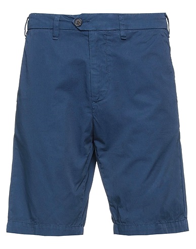 PERFECTION Shorts & Bermuda Navy blue 100% Cotton