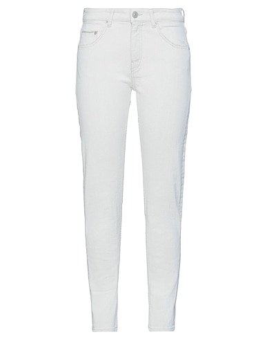 CARE LABEL Denim trousers Light grey 98% Cotton, 2% Elastane