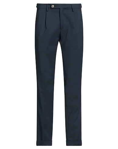 MICHAEL COAL Casual trouser Midnight blue 48% Nylon, 48% Cotton, 4% Elastane