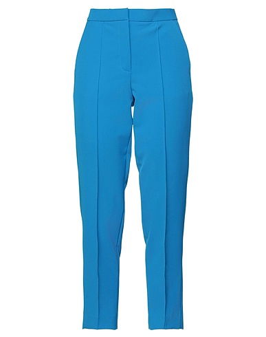 VERONICA IORIO Casual trouser Azure 95% PES, 5% Elastane