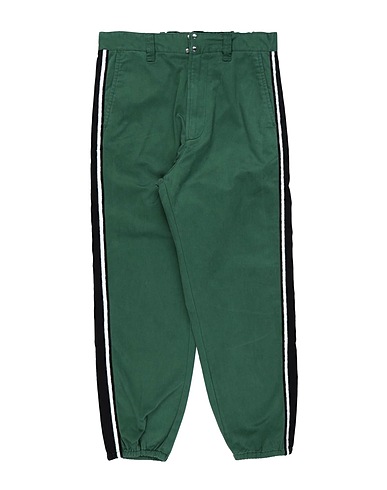DIESEL Casual pants Dark green 97% Cotton, 3% Elastane
