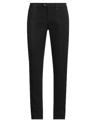 CANALI Casual pants Black 98% Cotton, 2% Elastane