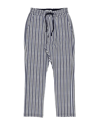 MANUEL RITZ Casual trouser Slate blue 96% Cotton, 4% Elastane