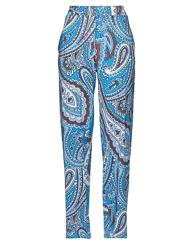 CAMICETTASNOB Casual trouser Azure 91% Viscose, 9% Elastane