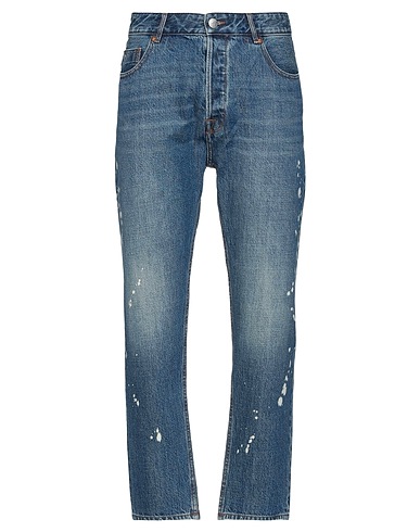 EMPORIO ARMANI Denim trousers Blue 100% Cotton