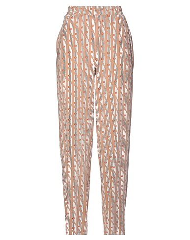 CAMICETTASNOB Casual trouser Light brown 96% Viscose, 4% Elastane