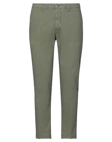 BE ABLE Casual trouser Military green 77% Lyocell, 21% Cotton, 2% Elastane