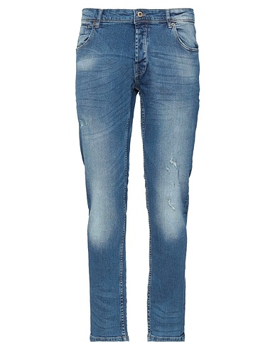 !SOLID Denim trousers Blue 98% Cotton, 2% Elastane
