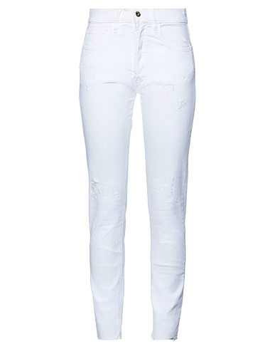 CYCLE Denim pants White 98% Cotton, 2% Elastane