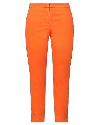 PT Torino Casual trouser Orange 56% Cotton, 40% Lyocell, 4% Elastane