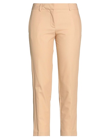 SIMONA CORSELLINI Casual pants Beige 72% Polyester, 23% Viscose, 5% Elastane