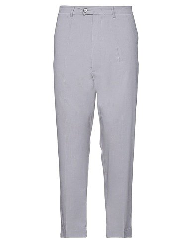 GAëLLE Paris Casual trouser Light grey 65% Polyester, 32% Viscose, 3% Elastane
