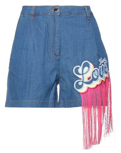 LOVE MOSCHINO Shorts Blau 98% Baumwolle, 2% Elastan