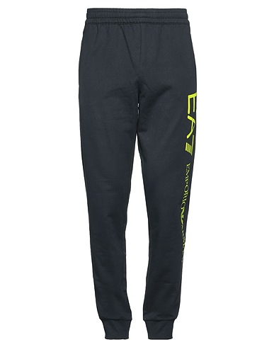 EA7 Casual pants Charcoal 100% Cotton