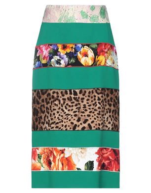 DOLCE&GABBANA ミディ丈スカート グリーン レディース 57,475円