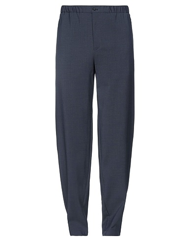 EMPORIO ARMANI Casual trouser Midnight blue 100% Virgin Wool